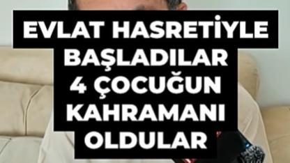 Evlat hasretiyle başladılar 4 çocuğun kahramanı oldular- Karaman'da örnek bir yuva