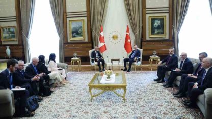 Cumhurbaşkanı Erdoğan, Kanada Başbakanı Mark Carney’i kabul etti