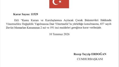 Kamu kurum ve kuruluşlarında çocuk bakımevleri yaygınlaştırılacak