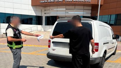 Mersin’de trafikte kavga eden iki sürücüye 362 bin lira ceza