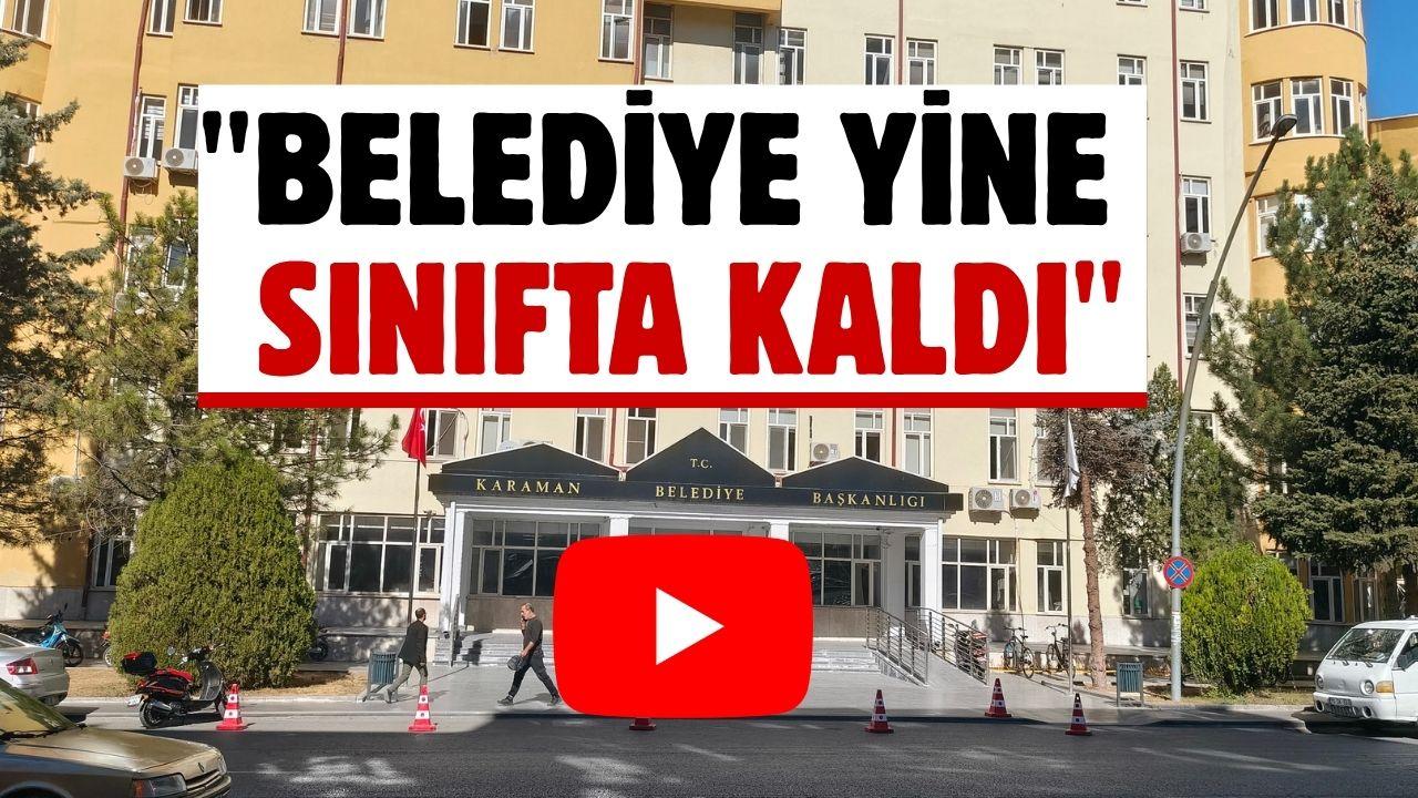 "Belediye yine sınıfta kaldı"