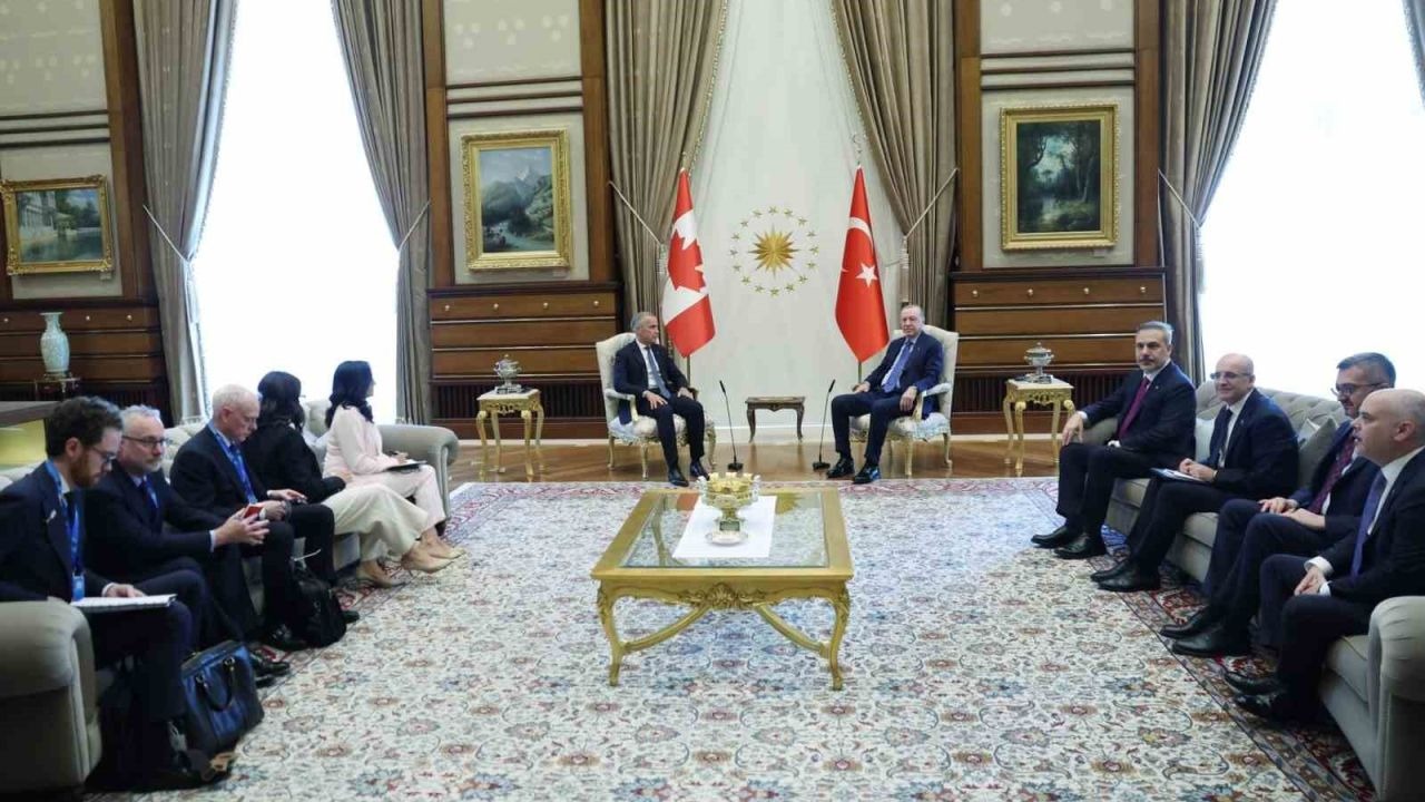 Cumhurbaşkanı Erdoğan, Kanada Başbakanı Mark Carney’i kabul etti