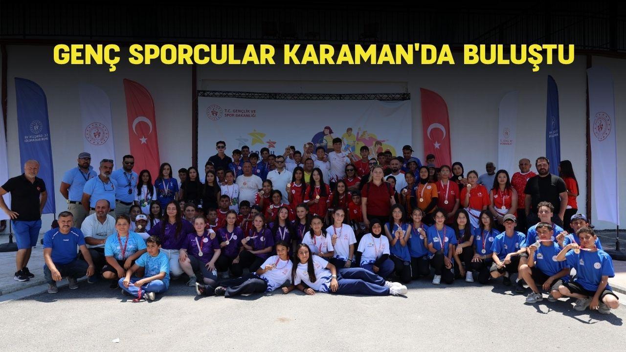 Genç sporcular Karaman'da buluştu