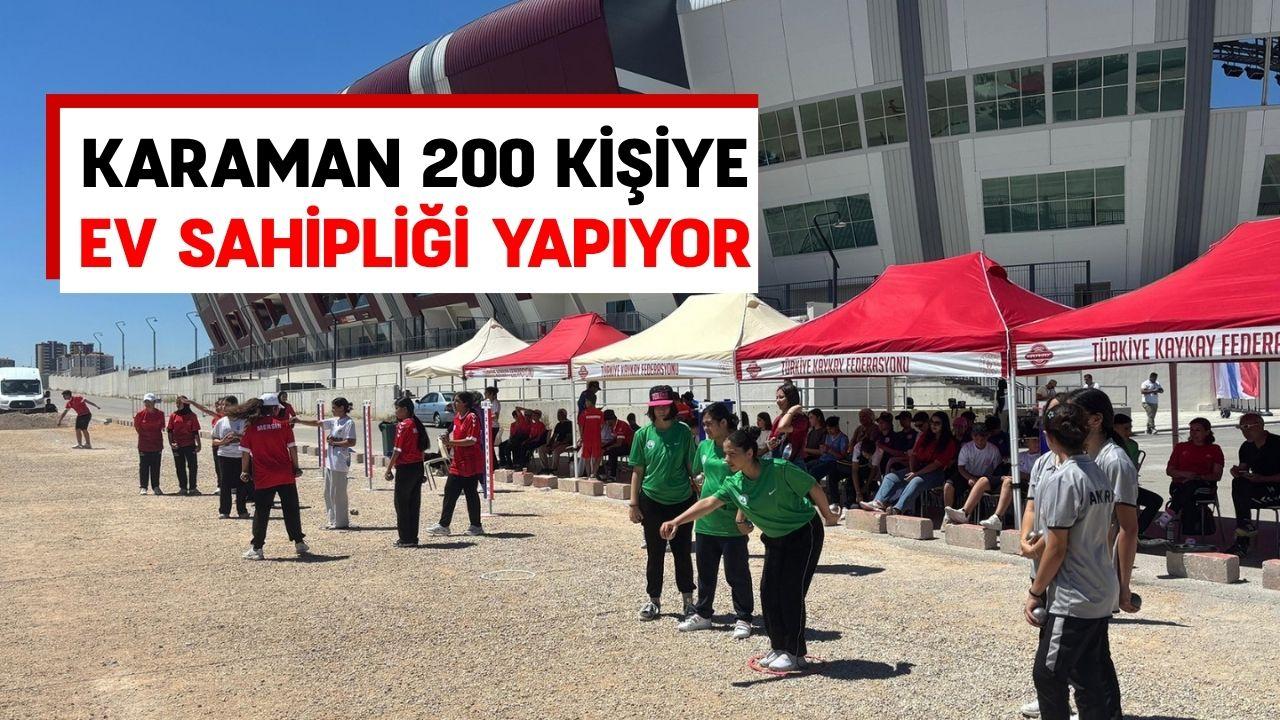 Karaman 200 kişiye ev sahipliği yapıyor