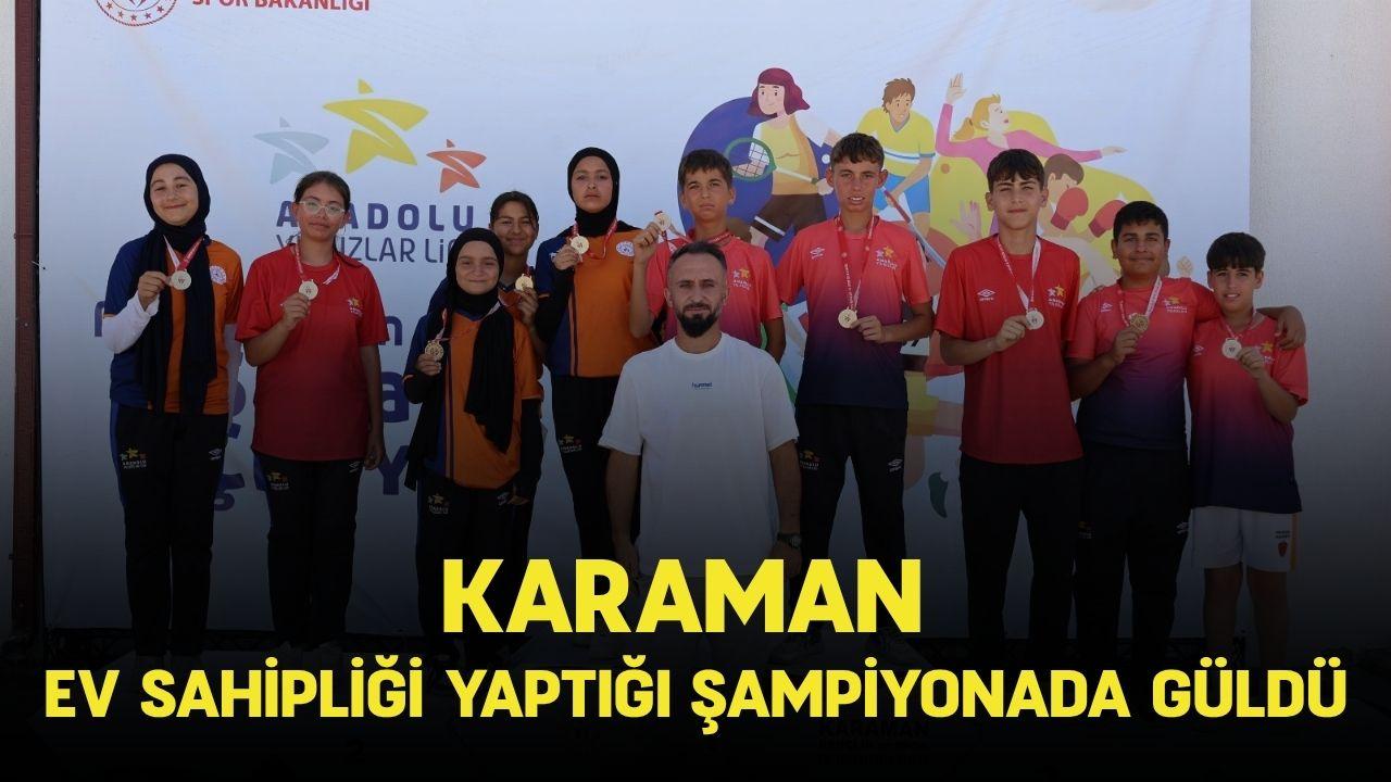 Karaman ev sahipliği yaptığı şampiyonada güldü