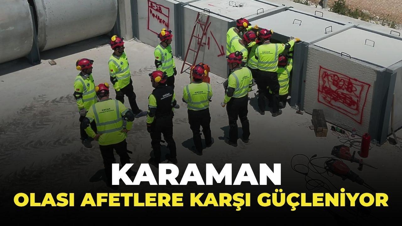 Karaman olası afetlere karşı güçleniyor