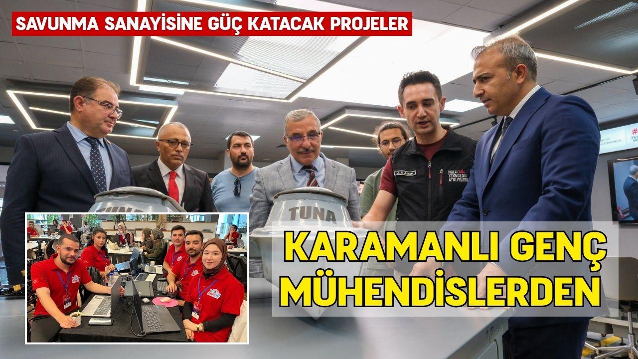 Karamanlı genç mühendislerden savunma sanayisine güç katacak projeler