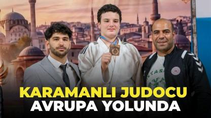 Karamanlı judocu Avrupa yolunda