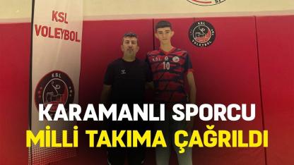 Karamanlı sporcu milli takıma çağrıldı