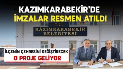 Kazımkarabekir'de imzalar resmen atıldı