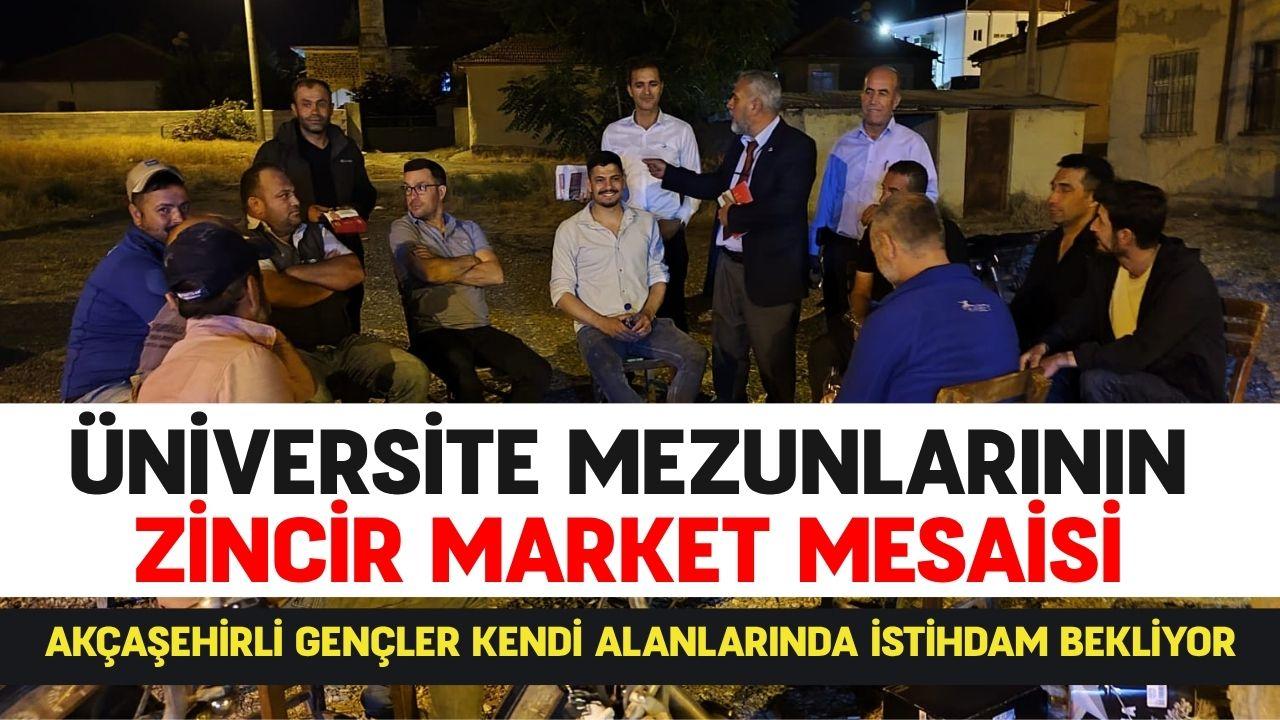 Üniversite mezunlarının zincir market mesaisi: Akçaşehirli gençler kendi alanlarında istihdam bekliyor