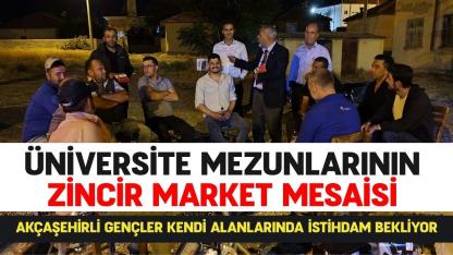 Üniversite mezunlarının zincir market mesaisi: Akçaşehirli gençler kendi alanlarında istihdam bekliyor